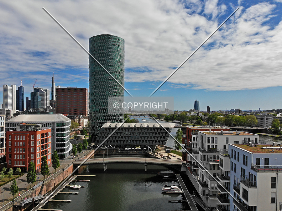Westhafen Tower by Nephilim