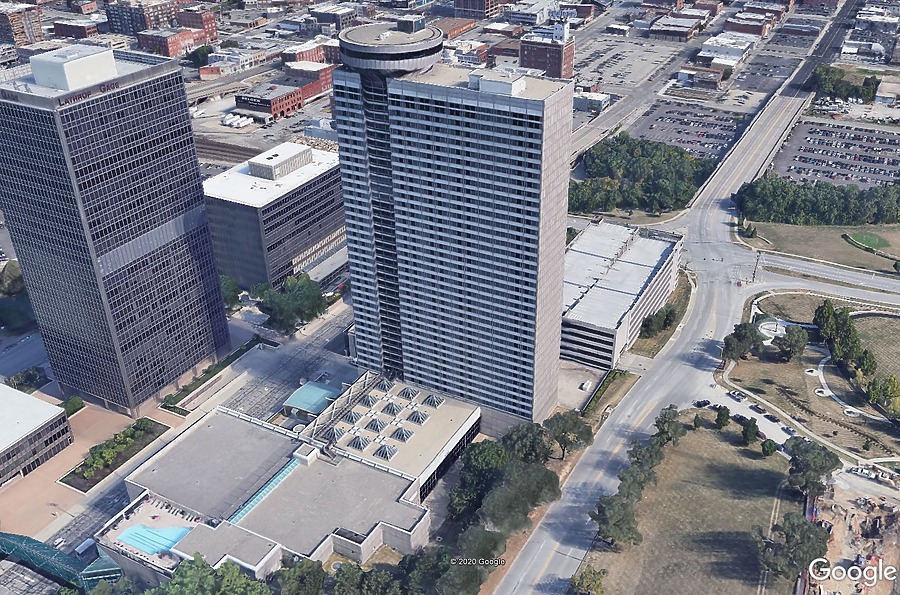 Sheraton Kansas City Hotel at Crown Center by Google Earth