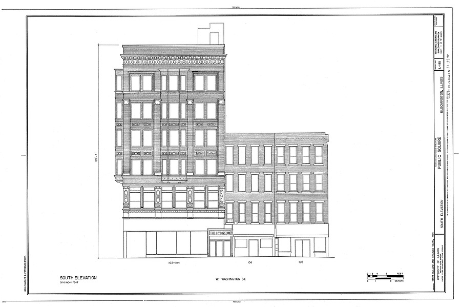Livingston Building by Library of Congress, Prints and Photographs Division, HABS