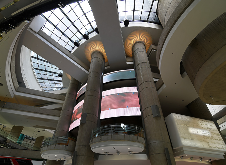 Detroit Marriott at the Renaissance Center by John W. Cahill