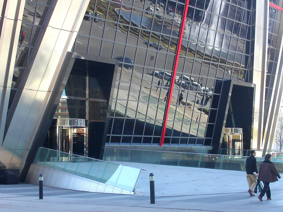Puerta de Europa II by Cesar Serrano