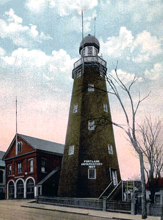 Portland Observatory by United States Public Domain