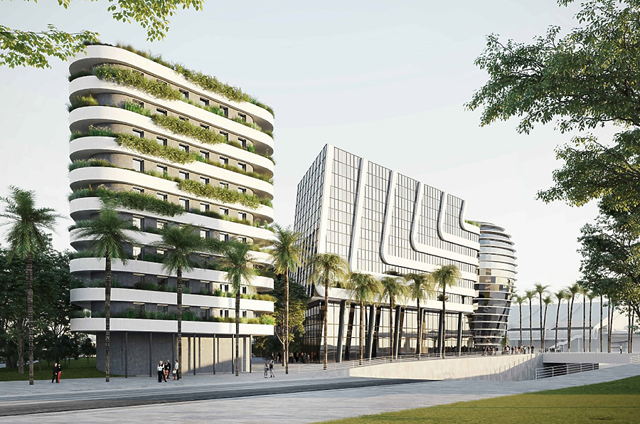 Air Promenade by Arquitectonica