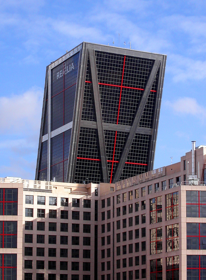 Puerta de Europa II by Cesar Serrano