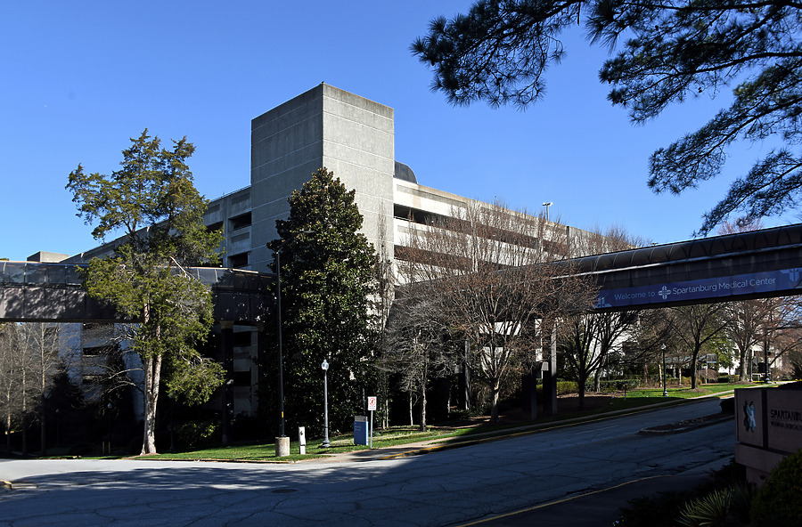 Spartanburg Regional Medical Center - Parking Garage by John W. Cahill