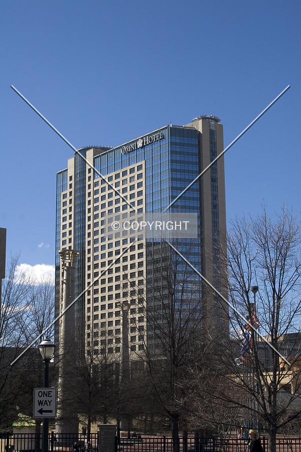 Omni Hotel CNN Center North Tower by Martin Bugajski
