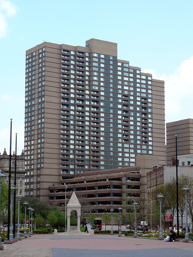 Millender Center Apartments by Nate Lindsey