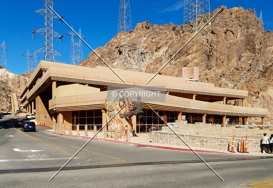 Hoover Dam Parking Garage and Visitors Center by Ryan Hildebrand