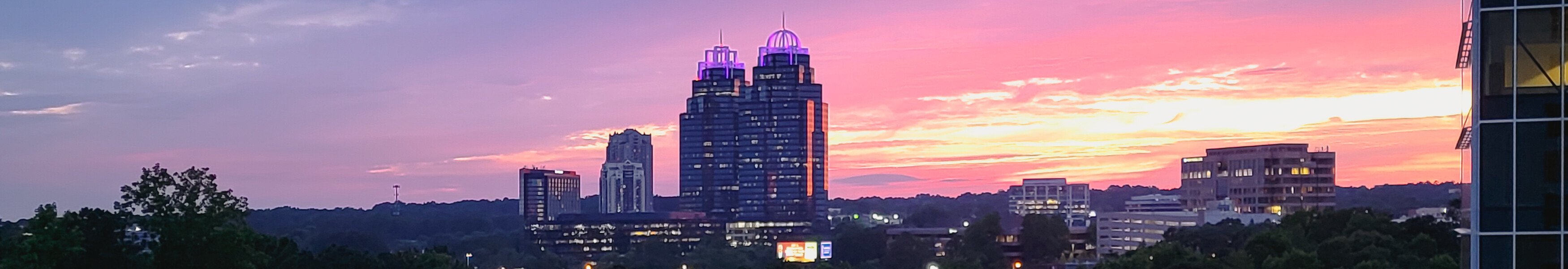 From the southeast