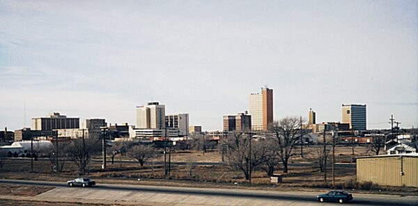 Downtown from the northeast