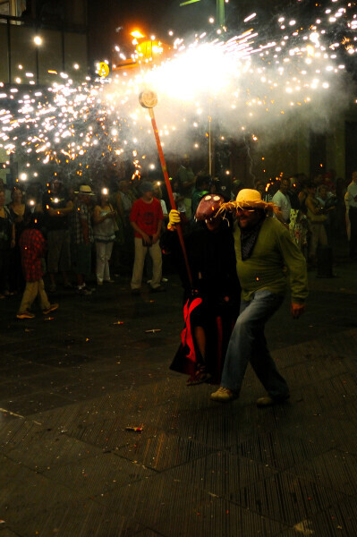 Diables in the Festa Major of Vilanova i la Geltrú