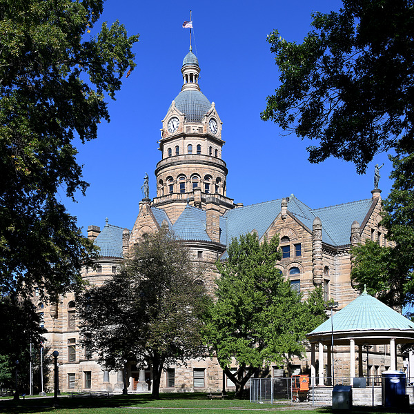 Trumbull County Courthouse by John W. Cahill
