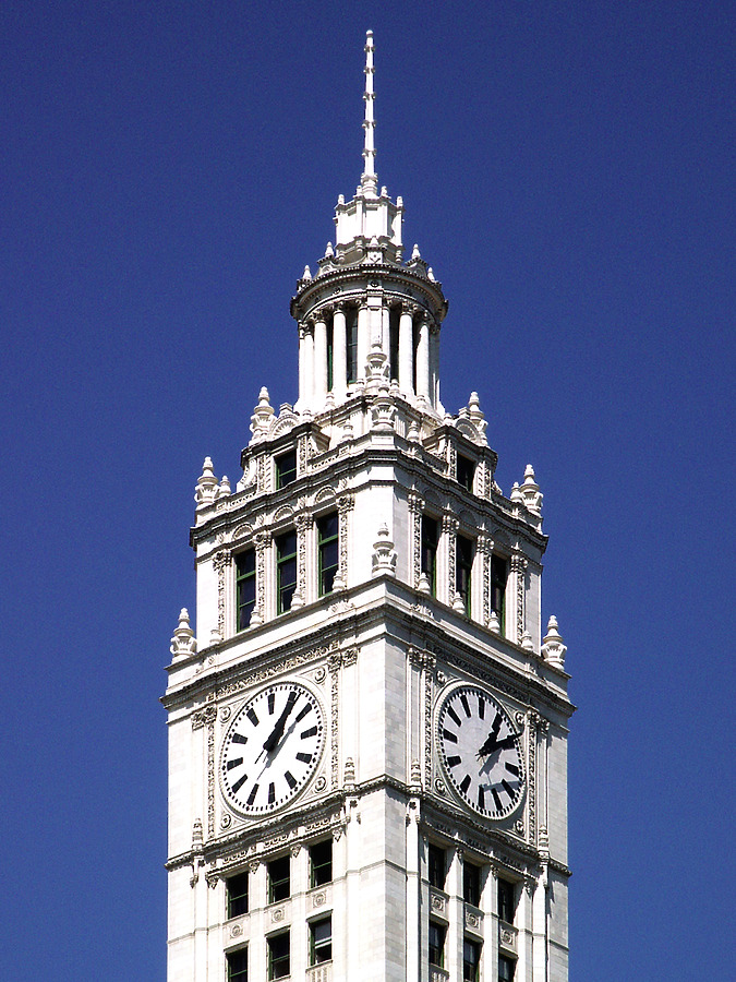 Wrigley Building by Daniel Kieckhefer