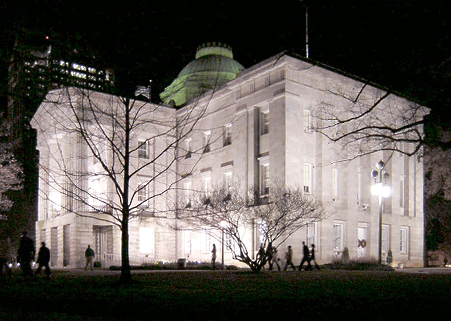 North Carolina State Capitol by Ernest Pecounis