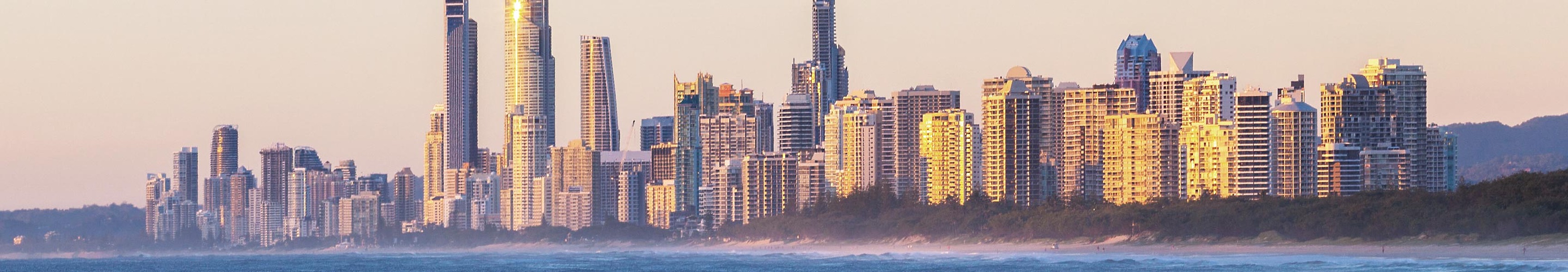 Panorama of Gold Coast City