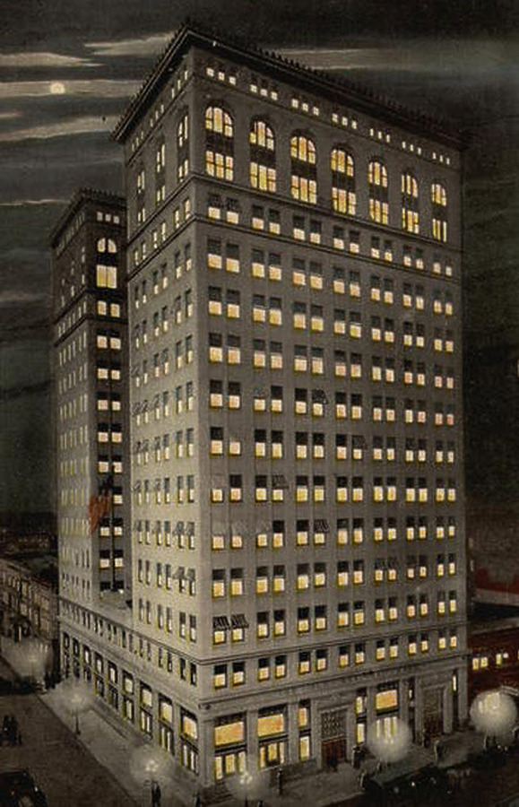 US Bank Building by Spokane Post Card Co.