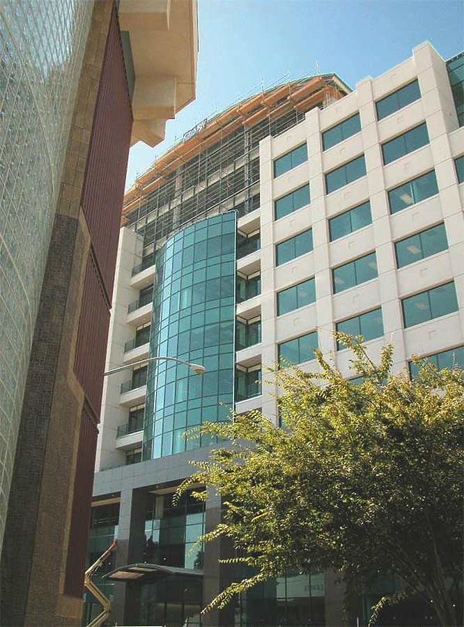 Tower at Convention Center Court by Jim Schwartz