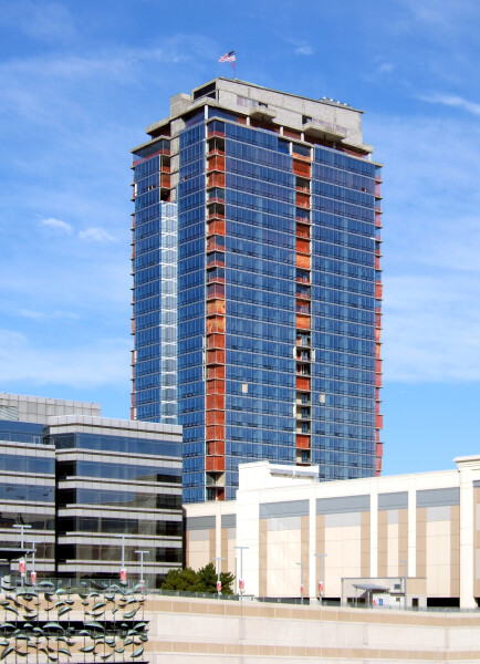 View from the southeast