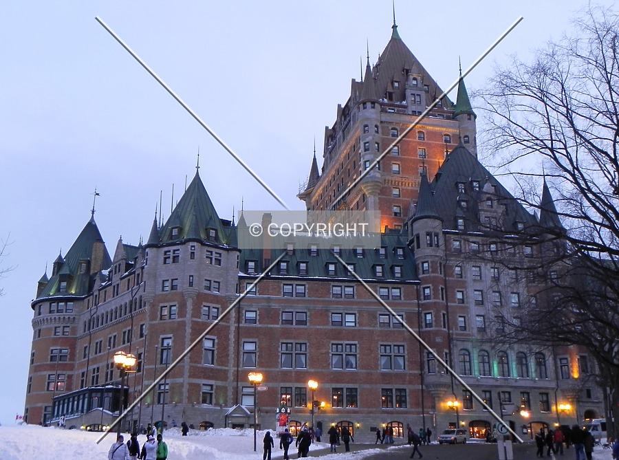 Le Château Frontenac by Florian Barbier