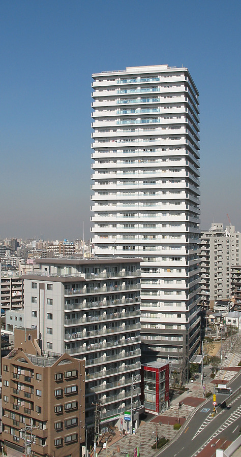 Park Side Tower Cosmos Kawaguchi Station Front by Kevin Hemphill