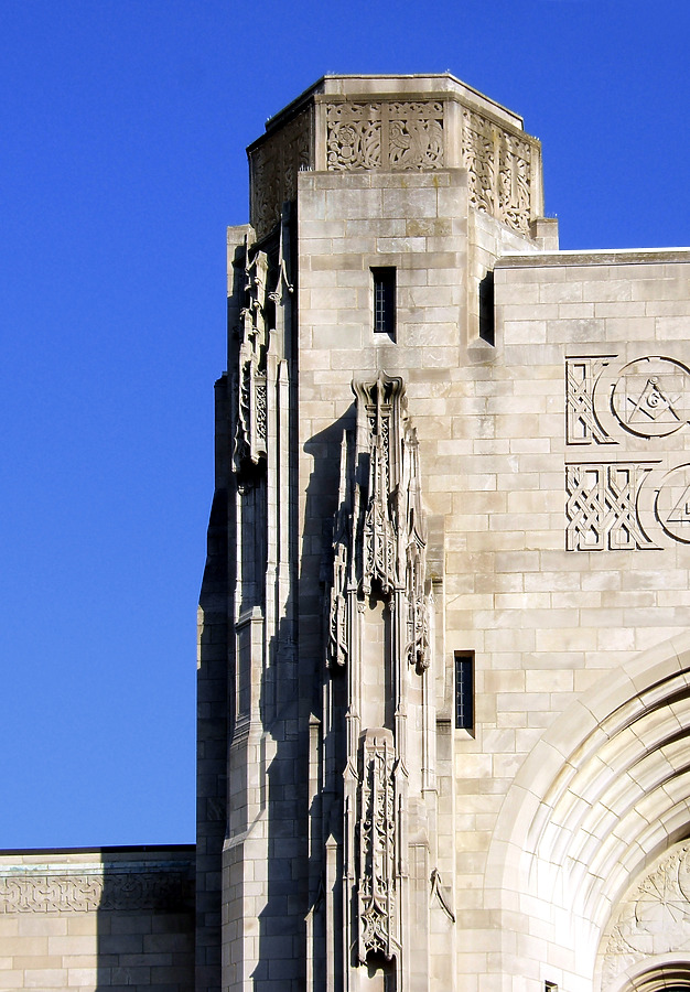Masonic Temple and Scottish Rite Cathedral by John Cahill