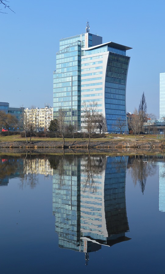 Lighthouse Vltava Waterfront Towers by Huopa