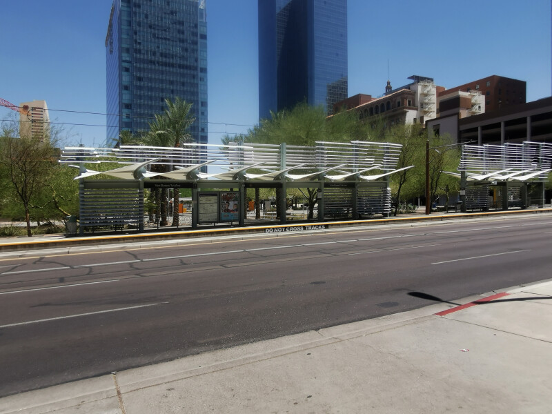 Tram Station Van Buren/1st Avenue