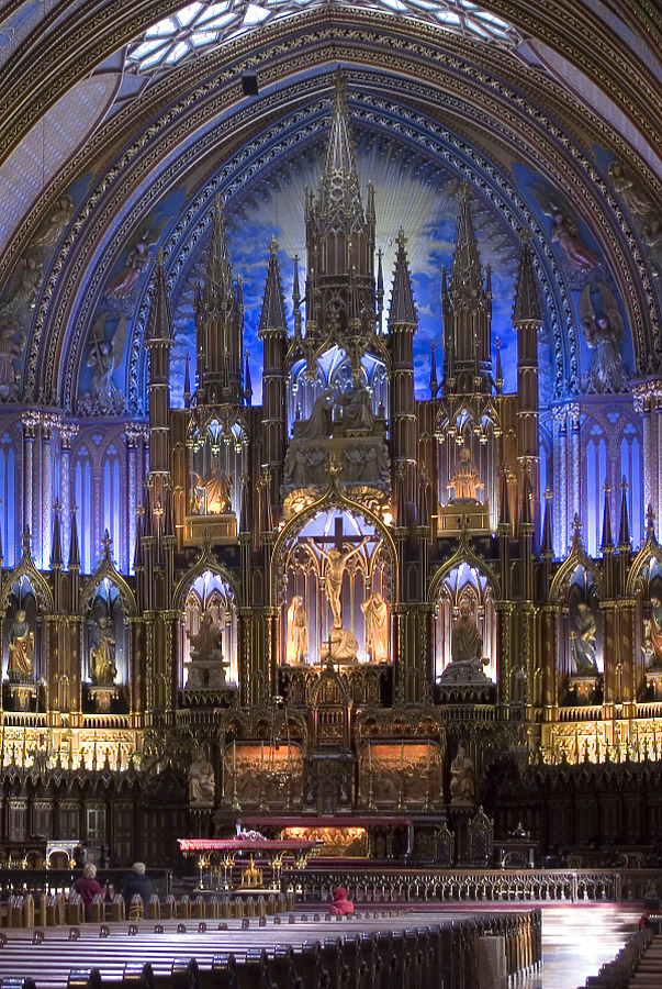 Basilique Notre-Dame-de-Montréal by Pavel Toczynski