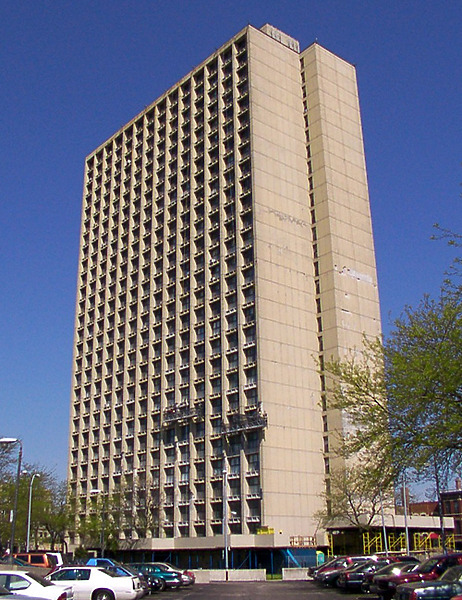 View from the southeast