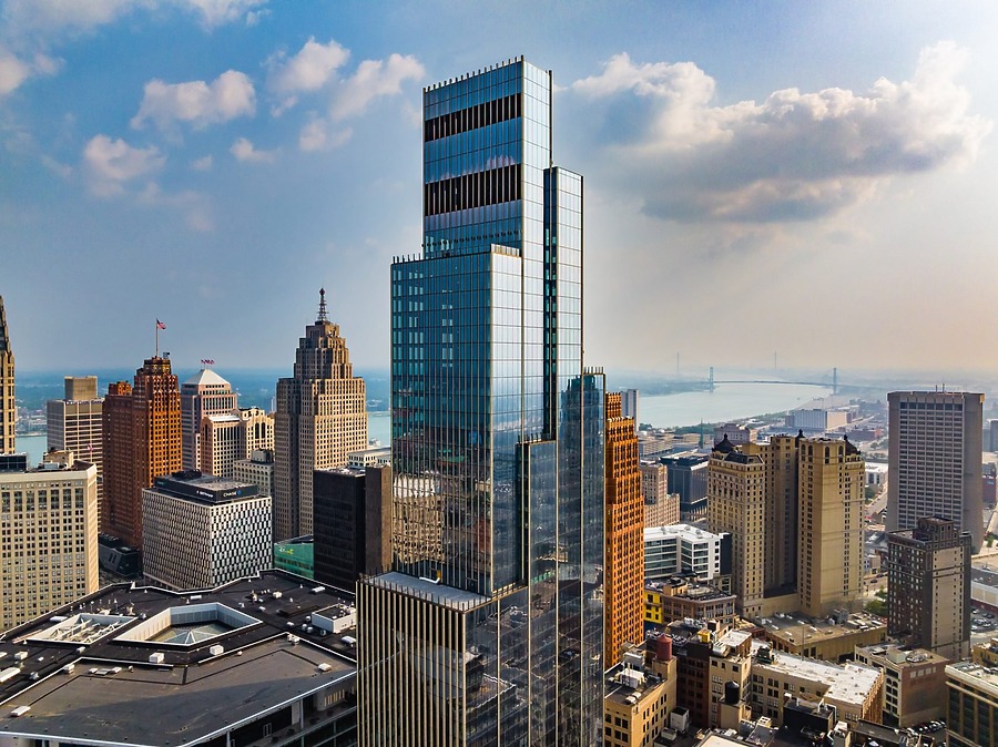 Hudson's Site Redevelopment Tower by Bedrock