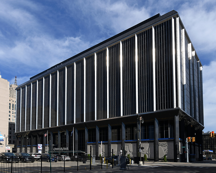 Comerica Bank Building by John W. Cahill