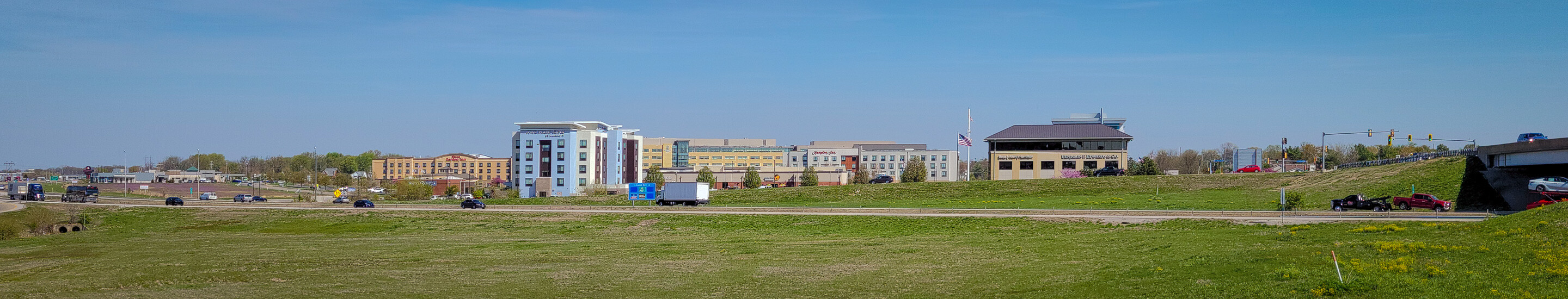 From the southeast