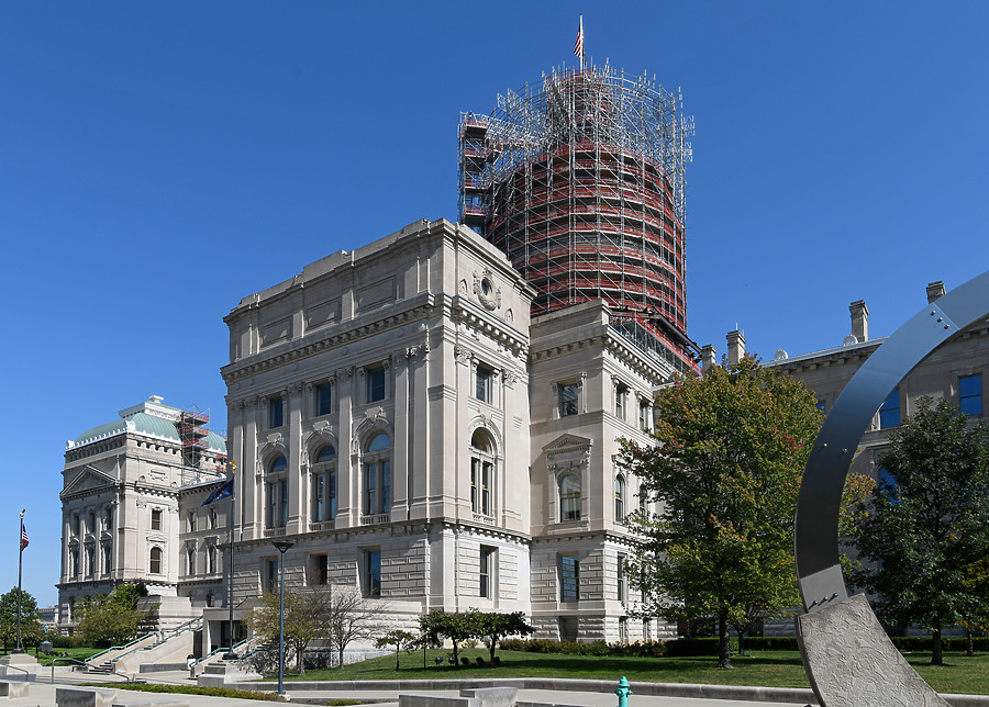 Indiana State House by John W. Cahill