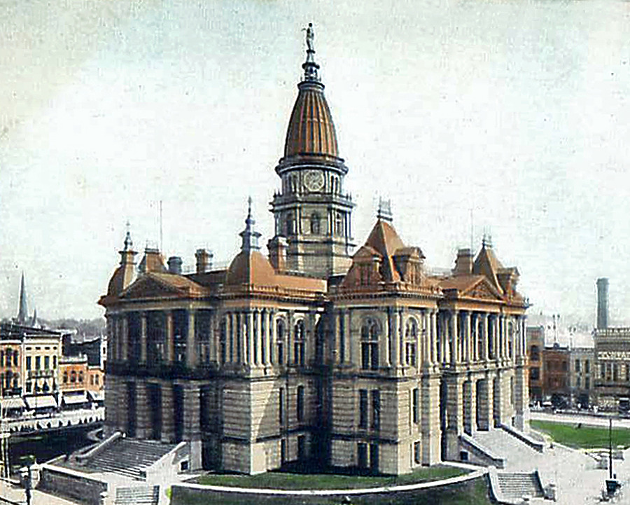 Tippecanoe County Courthouse by United States Public Domain