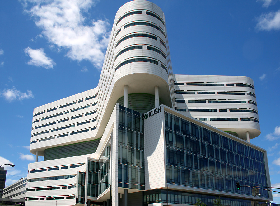 Rush Hospital, East Tower by Marshall Gerometta