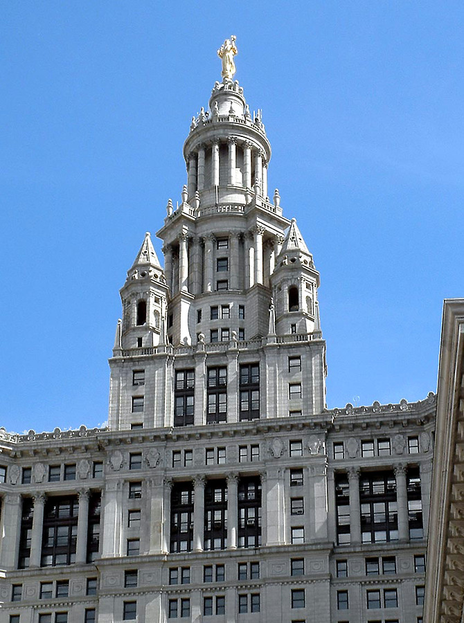 Manhattan Municipal Building by John Cahill