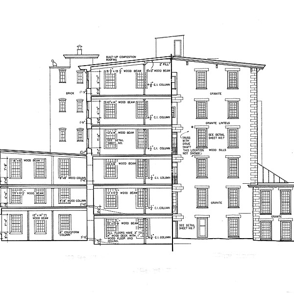 Union Mill No. 1 by National Park Service, HABS, Dennis W. Jacobs