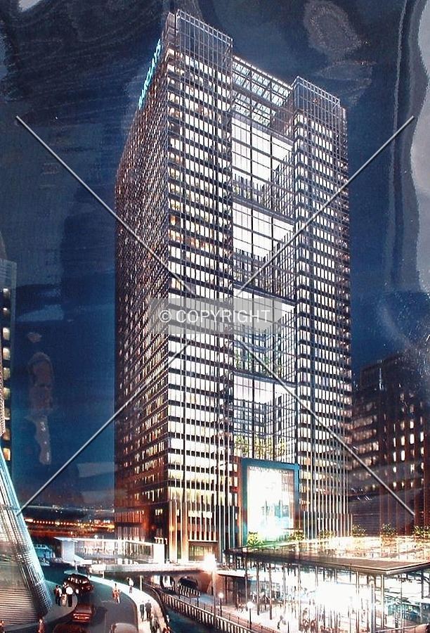 One Churchill Place by Mike Stanton