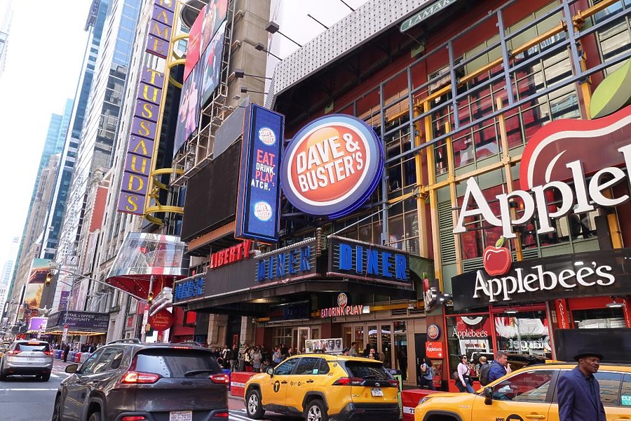 Hilton Times Square by lois weiss