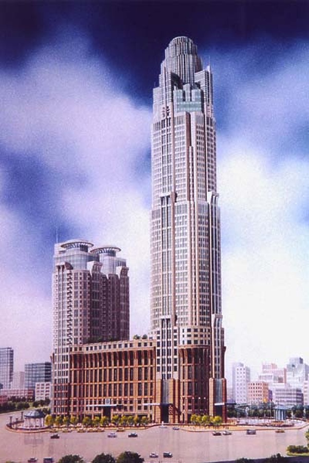 Tianjin International Trade Tower A by Martin & Huang