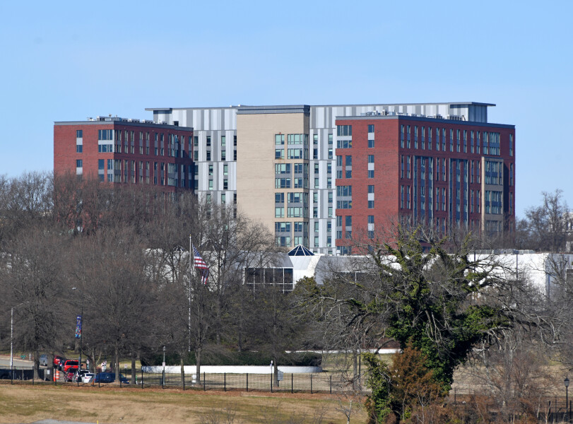 View from the southeast