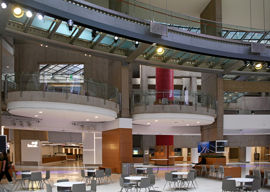 Detroit Marriott at the Renaissance Center by John W. Cahill