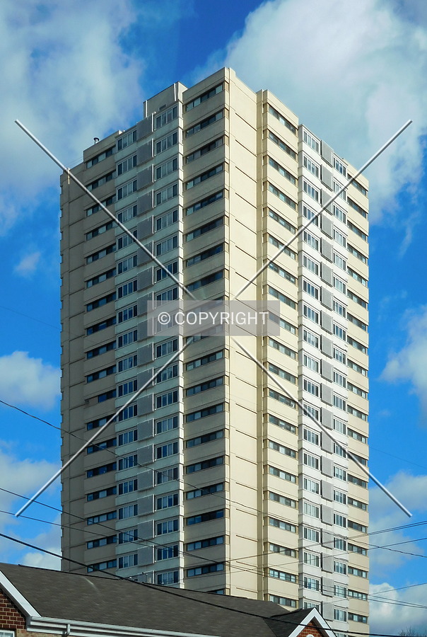 Courtyard Apartments at Riverview Tower by Chris Patriarca