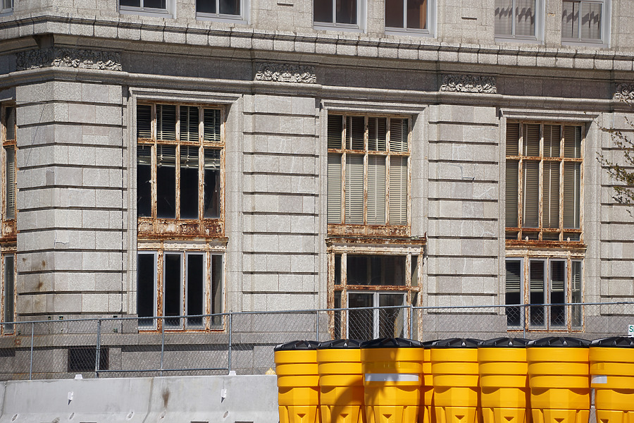 Lower floors from the southeast; April 21, 2020