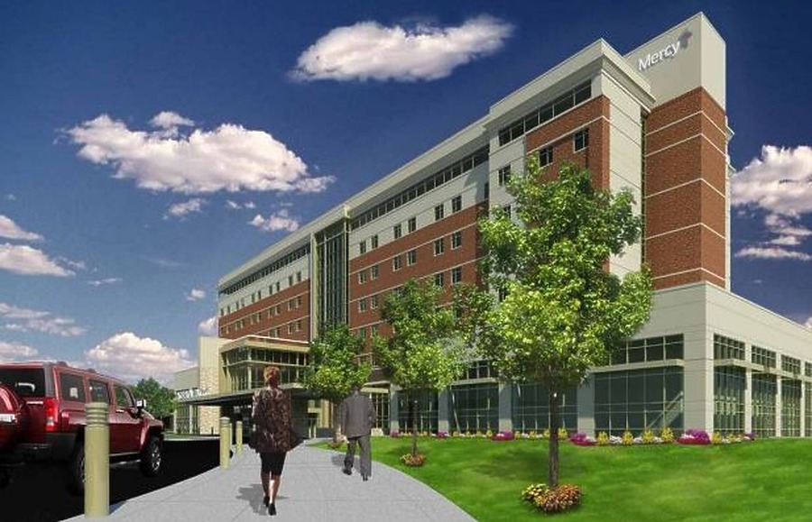 Saint John's Mercy Hospital Patient Tower by Archimages, Inc.