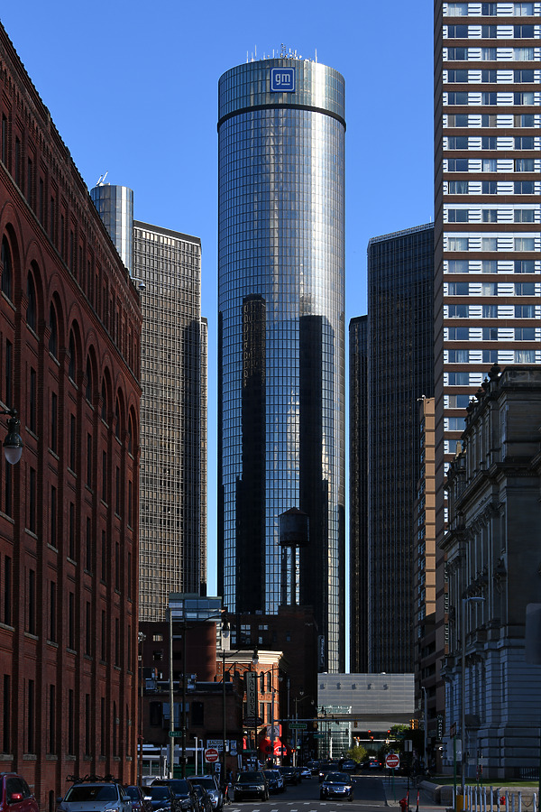 Detroit Marriott at the Renaissance Center by John W. Cahill