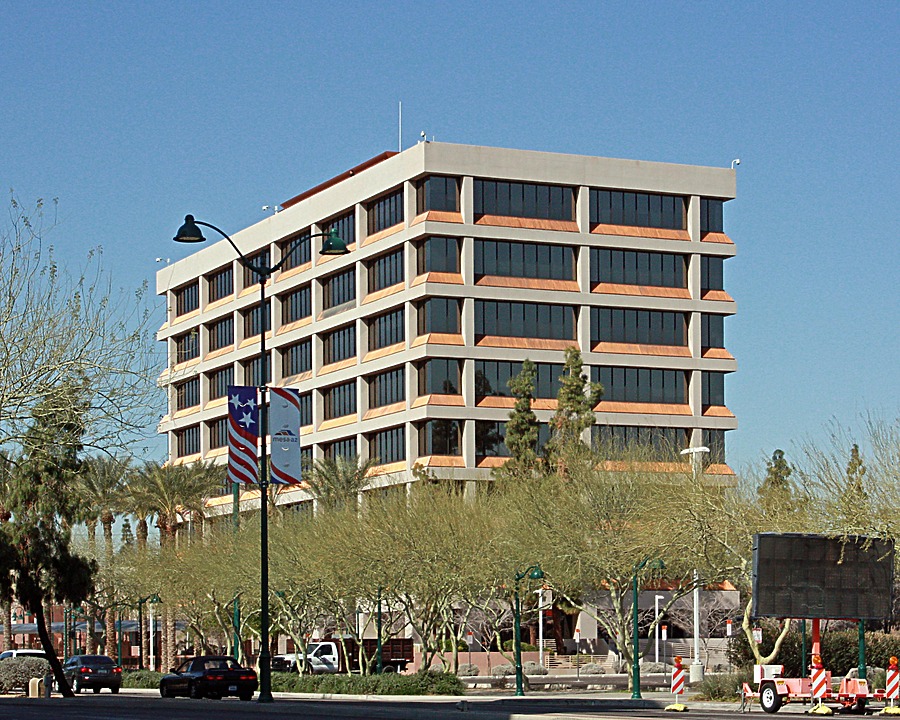 Mesa City Plaza Photo 215-376-511 - Stock Image - SKYDB