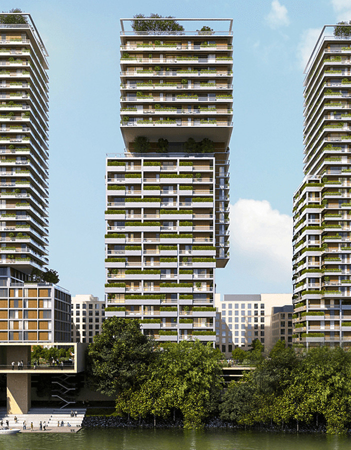 Triiiple Tower II by Henke Schreieck Architekten