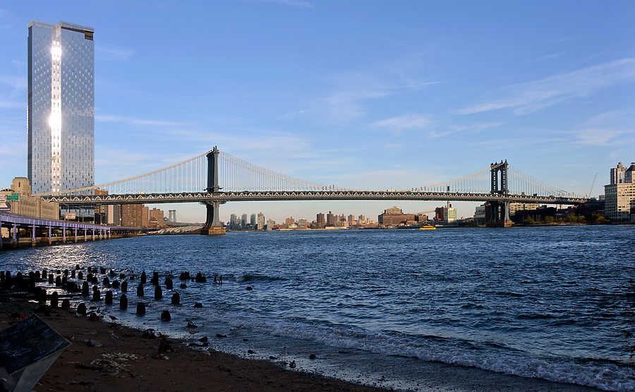 Manhattan Bridge by John W. Cahill