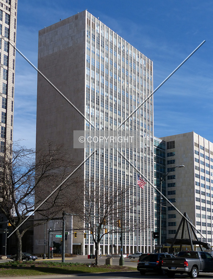 Coleman A. Young Municipal Center by Nate Lindsey